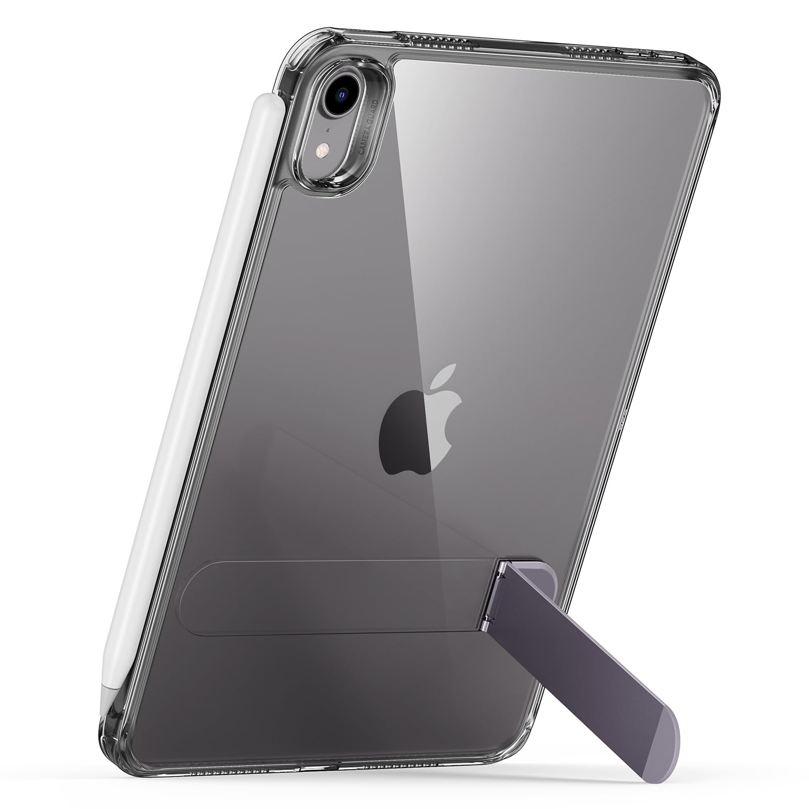 Capa Esr Para Ipad Mini 7 A17 Pro Com Suporte De 3 Modos Preta Transparente