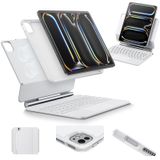 Capa De Teclado Esr Ipad Pro De 11 Polegadas Com Suporte Branco De 5ª Geração