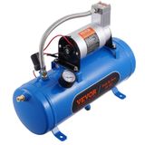 Compressor De Ar Vevor 12v Com Tanque De 6l, Buzina De Trem De 120 Psi