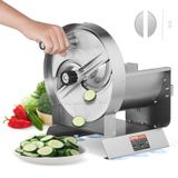Cortador Manual De Frutas Vegetais Vevor 0-0,5/0-12mm De Espessura