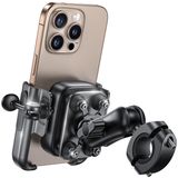 Suporte De Telefone Para Motocicleta Lamicall All Metal Para Iphone 16 Pro