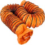 Mangueira De Duto Flexível De Pvc De 25 Pés Para Ventilador Utilitário De 30 Cm