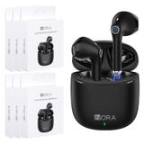 Fones De Ouvido Sem Fio De 1 Hora E 6 Pacotes Bluetooth 5.3 Com Estojo De Carregamento