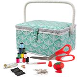 Cesta De Costura Singer 07229 Com Kit De Costura E Noções