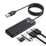 Hub Usb 3.0 Orico De 4 Portas Com Cabo De 1,8 M Para Laptop Macbook Pro