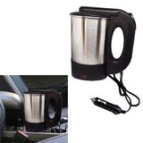 Chaleira Eletrica Portatil 12v Carro Cha Cafe Inox 500 Ml
