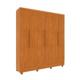 Guarda-roupa Casal Vietri Com Pés 6 Portas 4 Gavetas Cinamomo