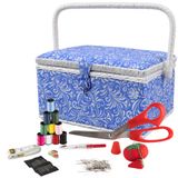 Cesta De Costura Singer 07228 Com Kit De Costura E Noções