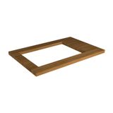 Tampo Para Cooktop 4 Bocas Denver Ii Freijó 80 Cm