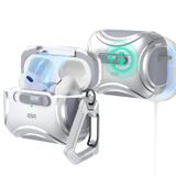 Capa Para Airpods Pro Esr Cyber Series Cinza Prateado