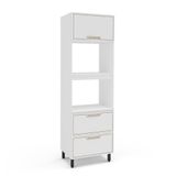 Paneleiro Amara 2 Portas 1 Gaveta Branco