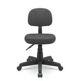 Cadeira Giratoria Operativa Secretaria Onda Tecido Preto - Plaxmetal