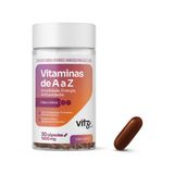 Suplemento Vitz Pet Vitaminas De A A Z Sabor Carne 1500 Mg Para Cães E Gatos - 30 Cápsulas
