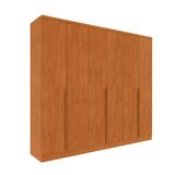 Guarda-roupa Casal Paradiso Sem Pés 6 Portas 4 Gavetas Cinamomo 270 Cm
