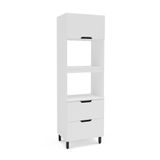 Paneleiro Meena 2 Portas 1 Gaveta Branco