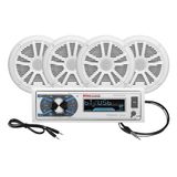 Estéreo E Alto-falantes Marine Boat Boss Audio Mck632wb.64 6,5"