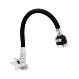 Torneira Para Cozinha Duplo Jato Gourmet Roddex Preto