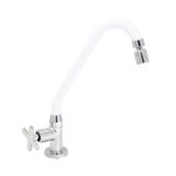 Torneira Para Cozinha Articulada Gourmet Roddex Branco
