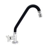 Torneira Para Cozinha Articulada Gourmet Roddex Preto