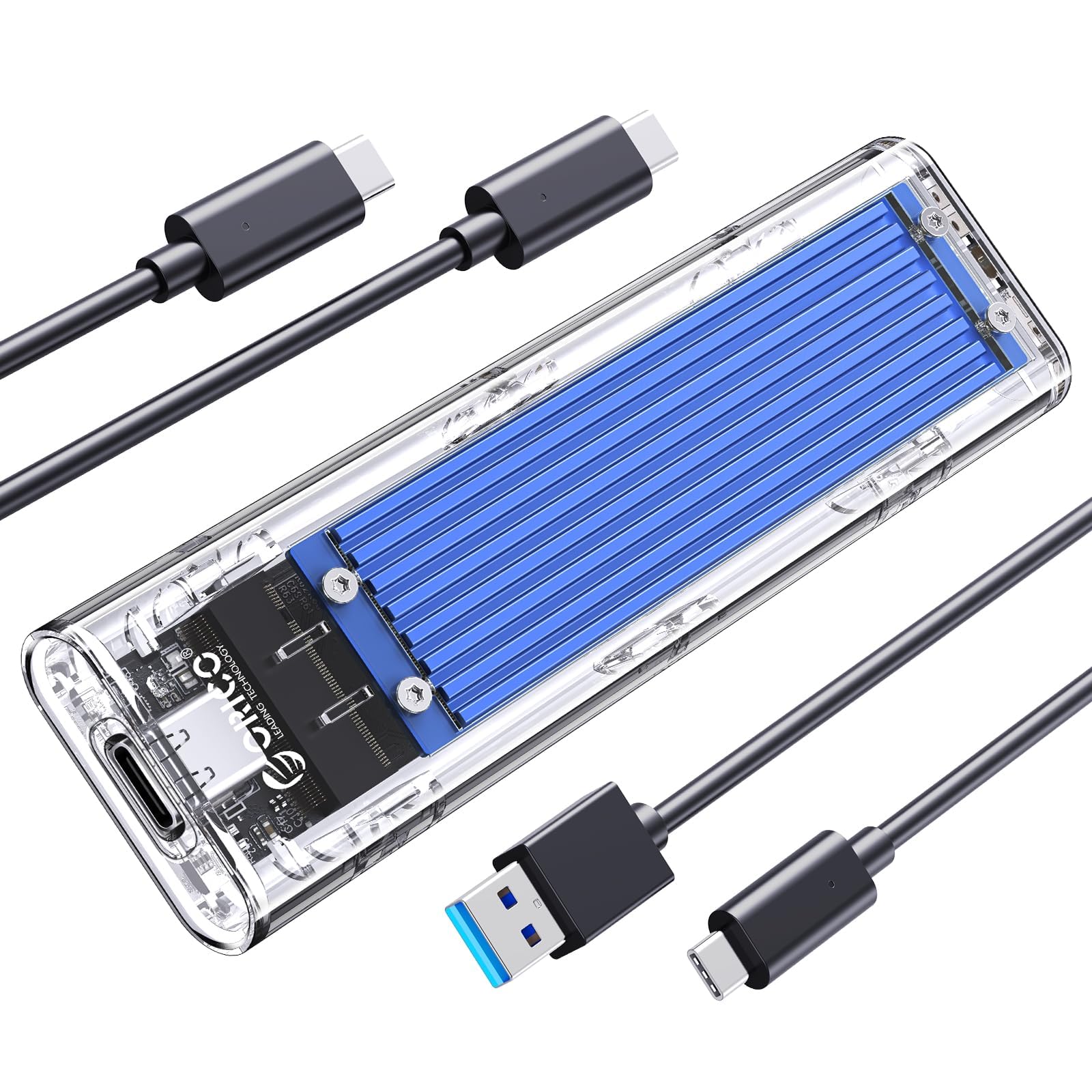 Compartimento Ssd Orico M.2 Nvme Usb 3.2 Gen 2 (10 Gbps) Azul