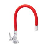 Torneira Para Cozinha Flexível Gourmet Roddex Vermelho