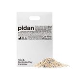 Granulado Higiênico Pidan Tofu Com Areia Sanitária Para Gatos Grãos Médios - 2,4 Kg