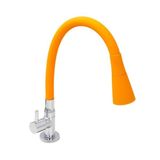 Torneira Para Cozinha Flexível Duplo Jato Toc Casa Laranja