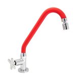 Torneira Para Cozinha Articulada Gourmet Roddex Vermelho
