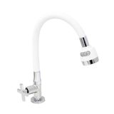Torneira Para Cozinha Duplo Jato Gourmet Roddex Branco