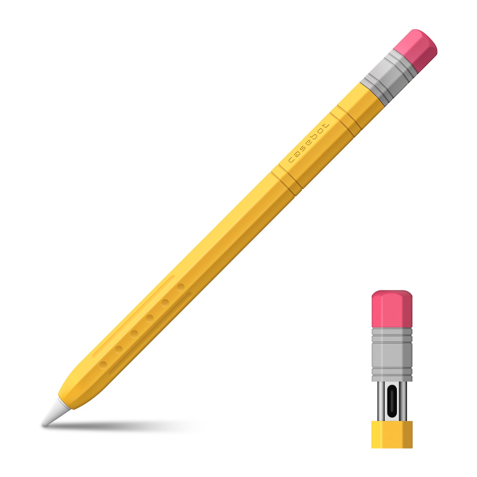 Capa De Silicone Para Apple Pencil Fintie Yellow - Carrefour