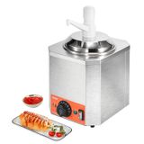 Dispensador De Queijo Vevor Electric 2,3 L Com Bomba De 86-230 ℉ De Temperatura