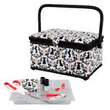 Cesta De Costura Singer Com Kit De Costura Needles Thread Scissors