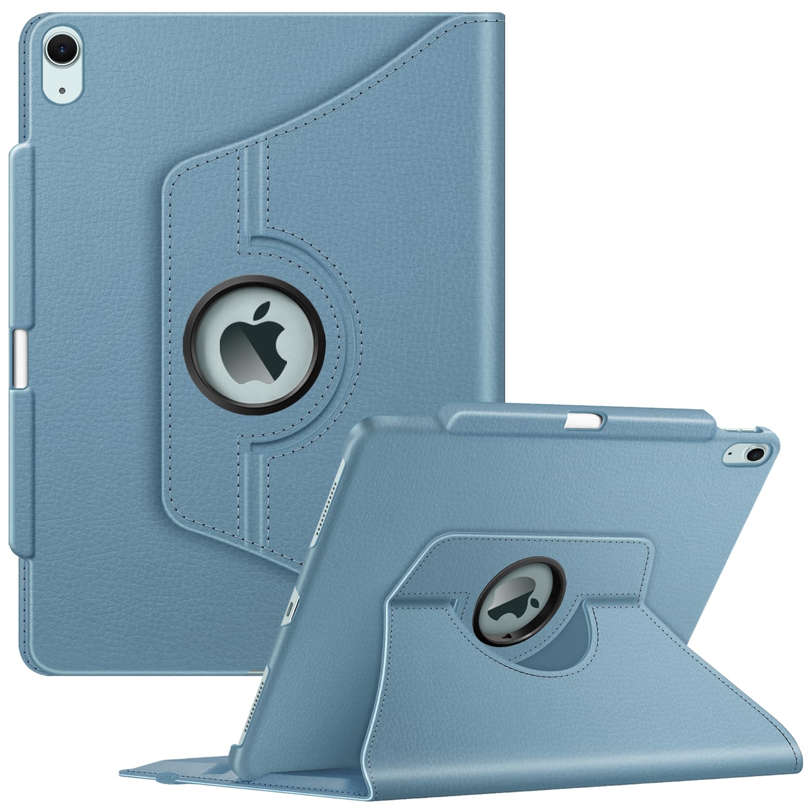 Capa Giratória Fintie Para Ipad Air De 13 Polegadas (m3) 2025 Azul Oceano