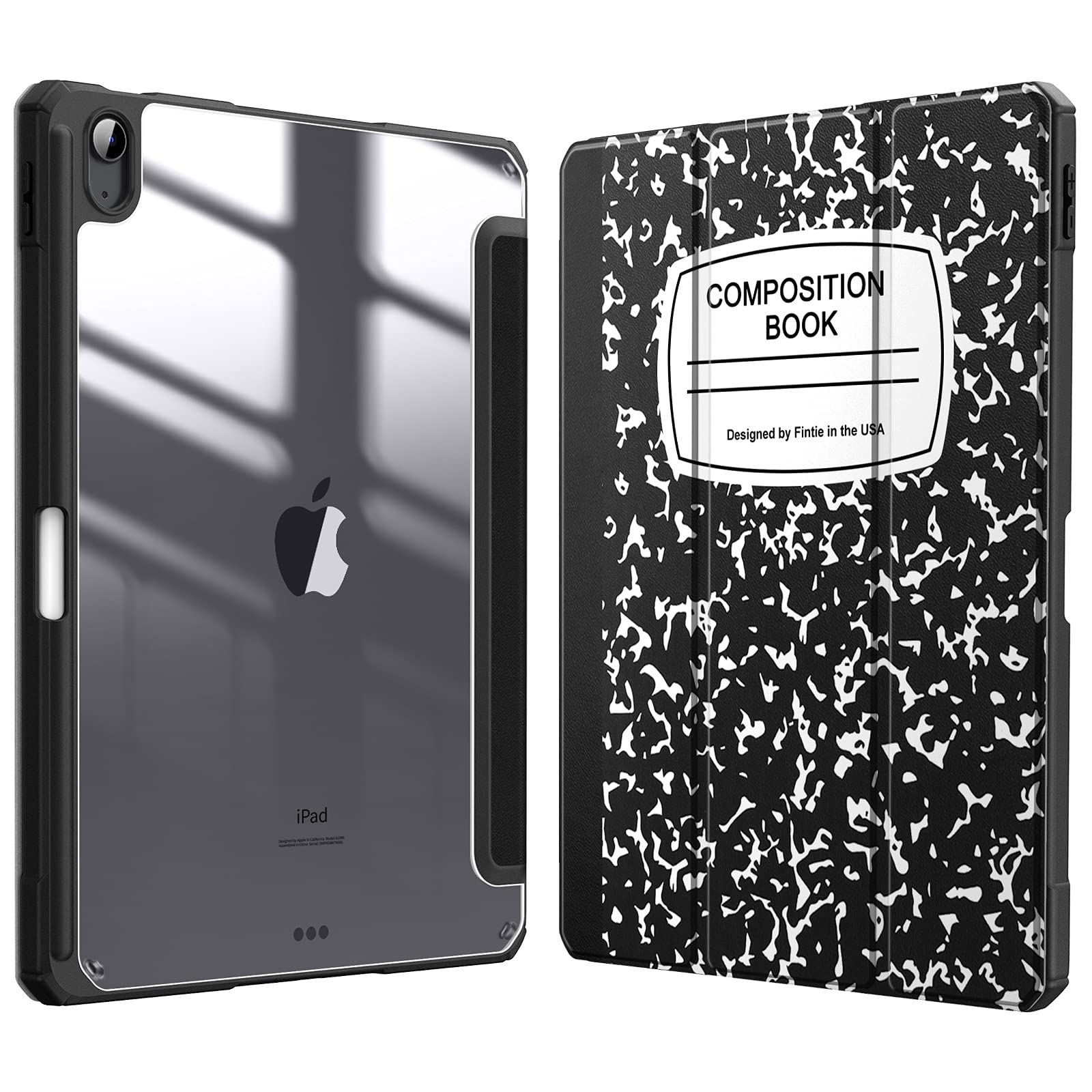 Capa Fintie Hybrid Slim Para Ipad Air De 11 Polegadas Com Porta-lápis