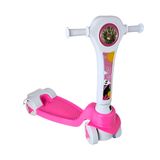 Patinete Infantil Dobrável - Branco E Rosa