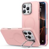 Capa De Telefone Esr De Silicone Com Suporte Para Iphone 16 Pro Max Rosa