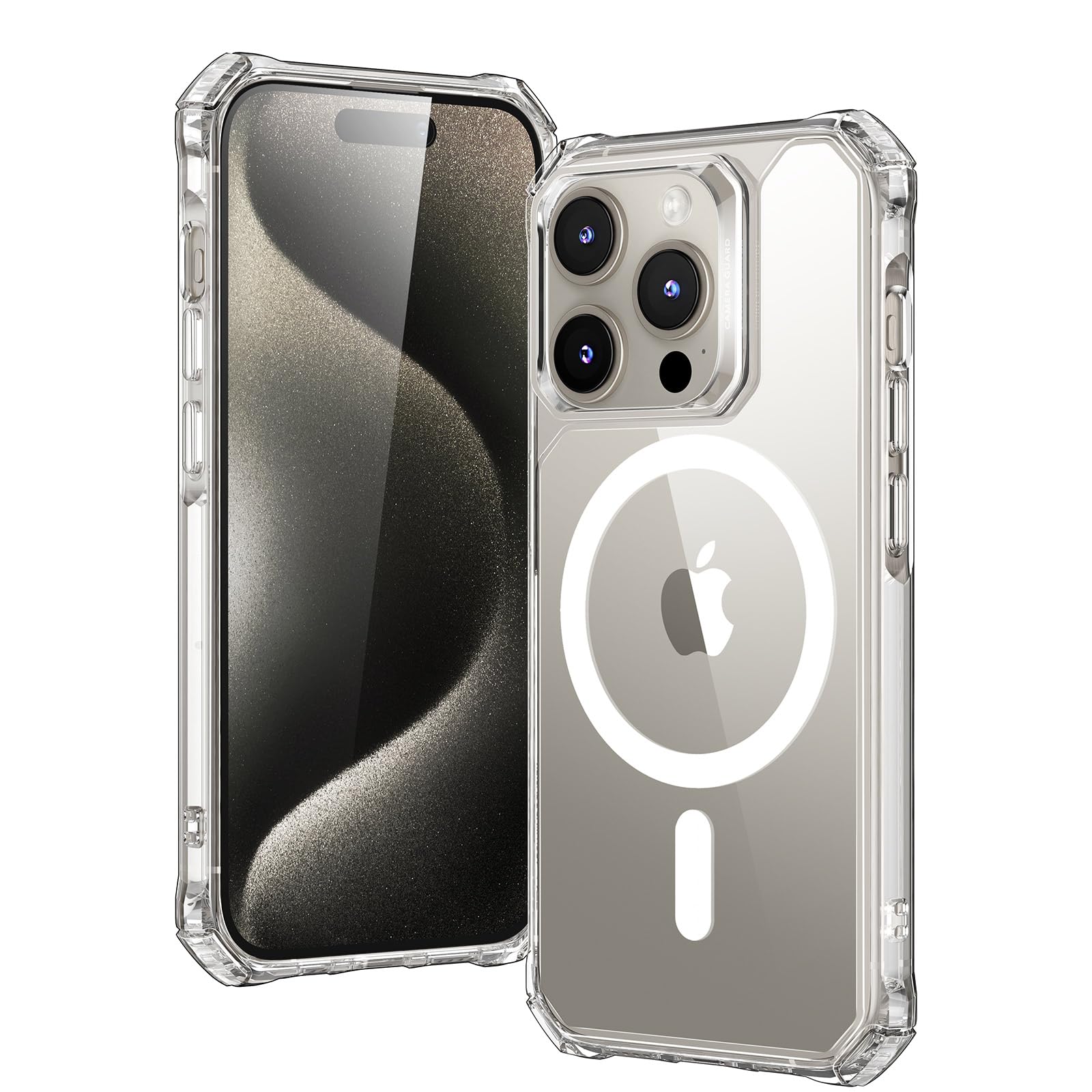 Capa Esr Para Iphone 15 Pro Max Com 2 Protetores De Tela E Lente