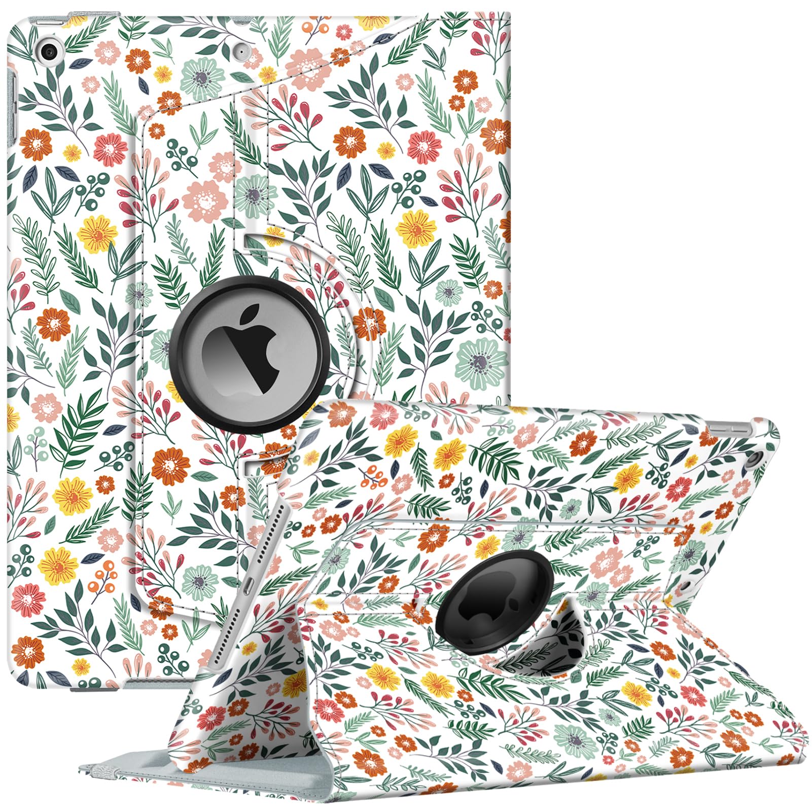 Capa Fintie Rotating Para Ipad De 9ª, 8ª E 7ª Geração, 10,2", Verde
