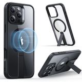 Capa Da Série Esr Boost Para Iphone 16 Pro Com Suporte Preto Transparente