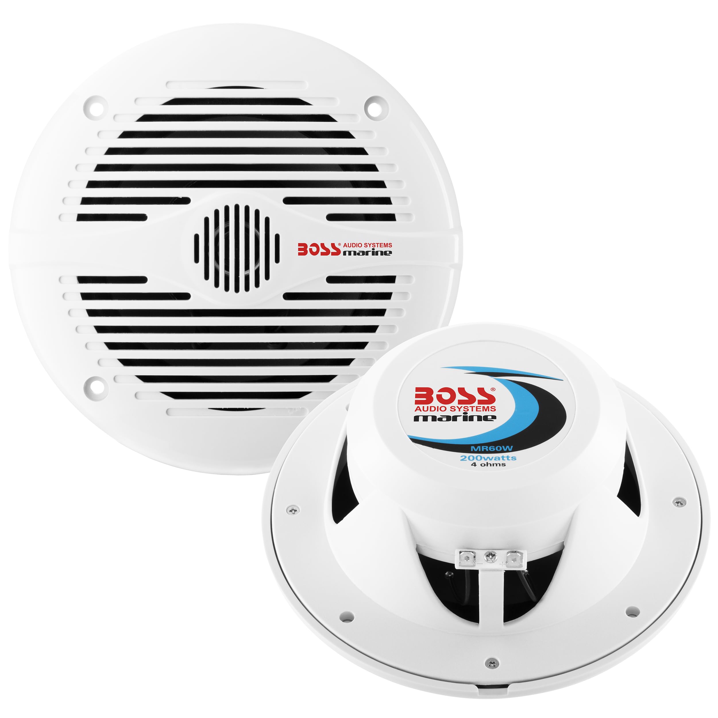Alto-falantes Estéreo Marine Boat Boss Audio Mr60w 6,5" 200w