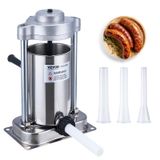 Recheador Manual De Salsicha Vevor 2l/2kg De Aço Inoxidável Com Braçadeira