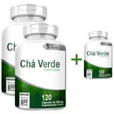 Cha Verde Compre 2 Leve 3 Com Total De 360 Capsulas