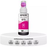 Tinta Epson 673 Ecotank T673320al Magenta L800/l805/l810/l850/l1800