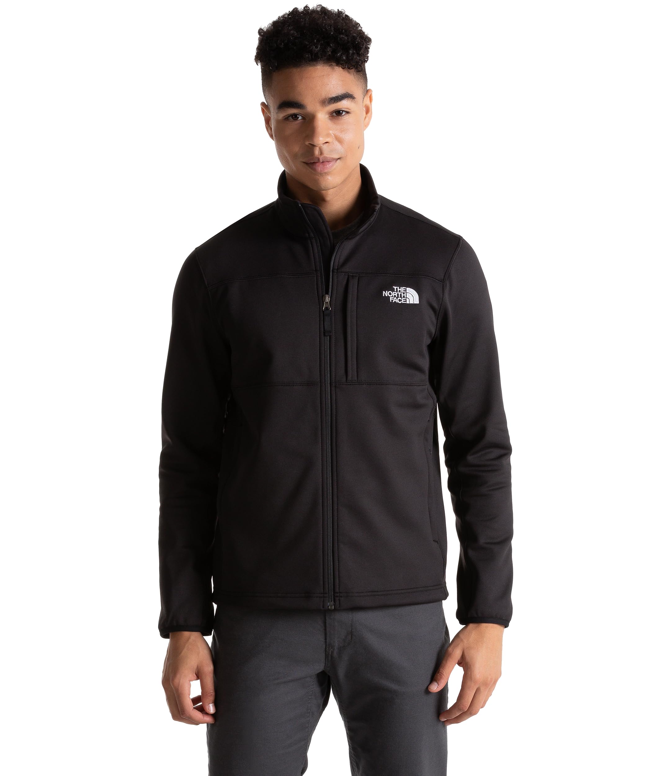 Blusão Masculina The North Face Astro Ridge Com Zíper Completo Tnf Preta