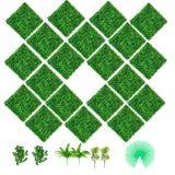 Painéis De Buxo Artificial Vevor 20 Pcs 50x50cm Para Decoração