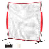 Barreira Esportiva Barricade Backstop Net Vevor De 2,1 X 2,1 M