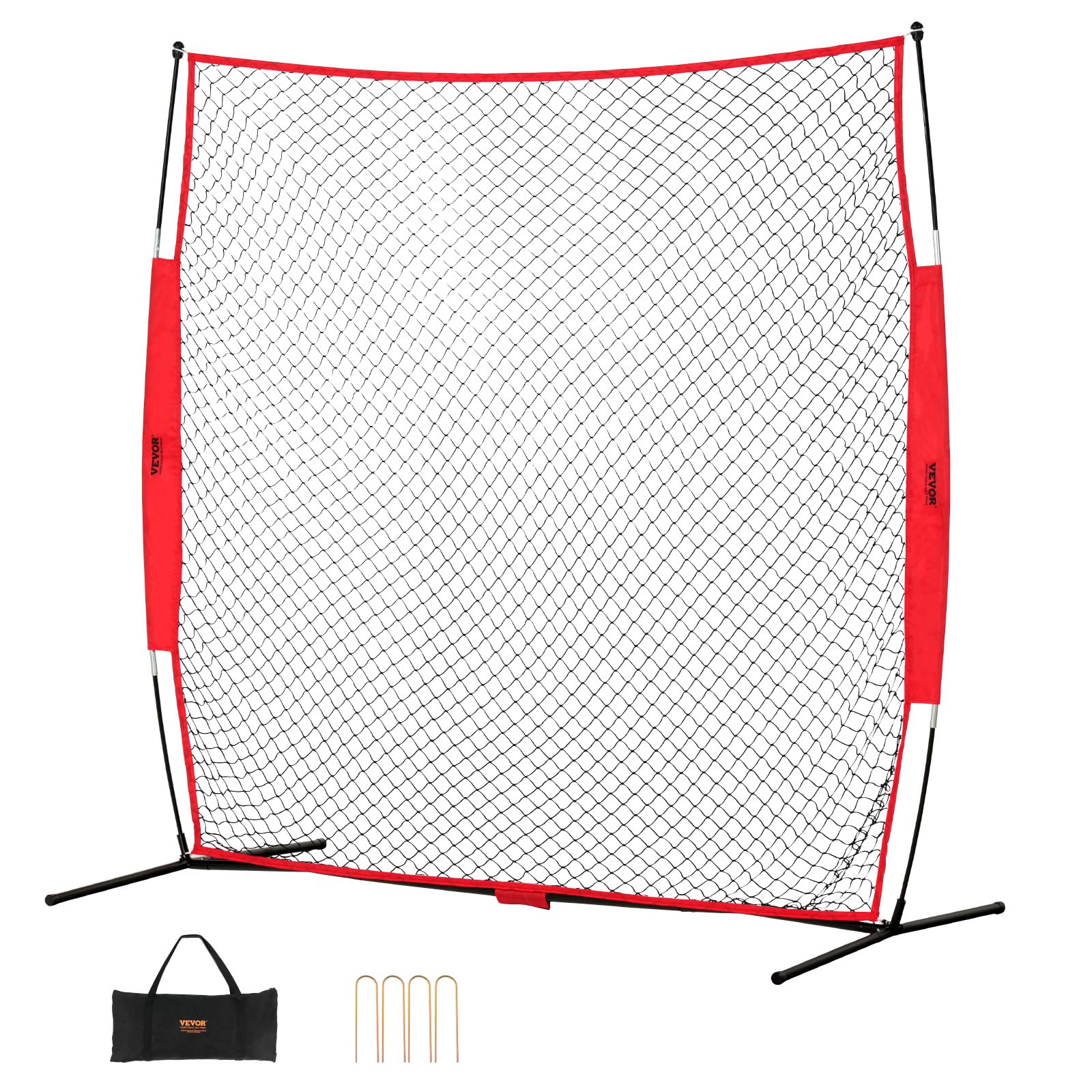 Barreira Esportiva Barricade Backstop Net Vevor De 2,1 X 2,1 M