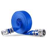 Mangueira De Retrolavagem Vevor 1,5 Cm X 15 M Pvc Azul Com Braçadeiras E Conexões
