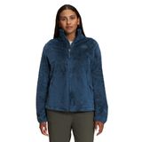 Jaqueta De Lã The North Face Feminina Osito Com Zíper Completo Azul Sombreado