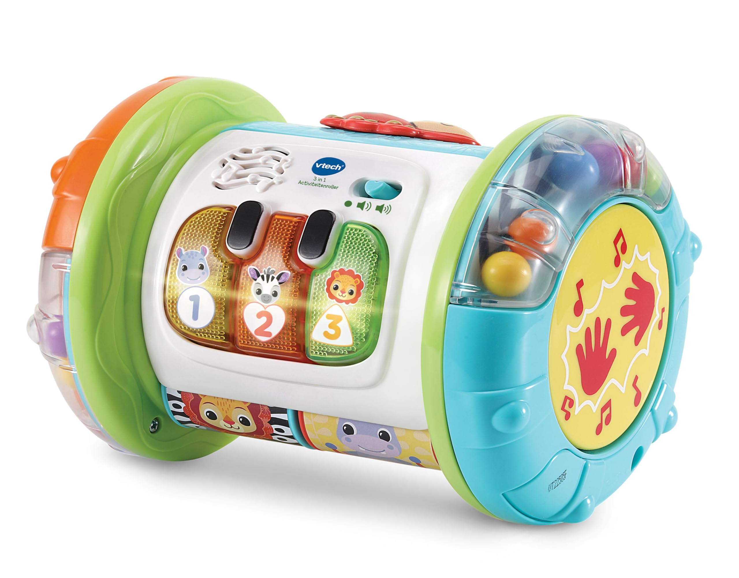 Activity Roller Vtech 3 Em 1 Roll, Crawl, Play Com Música